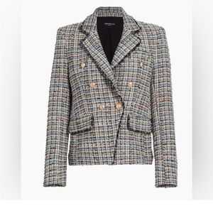 Generation Love Eliza Colorful Tweed Double-Breasted Blazer